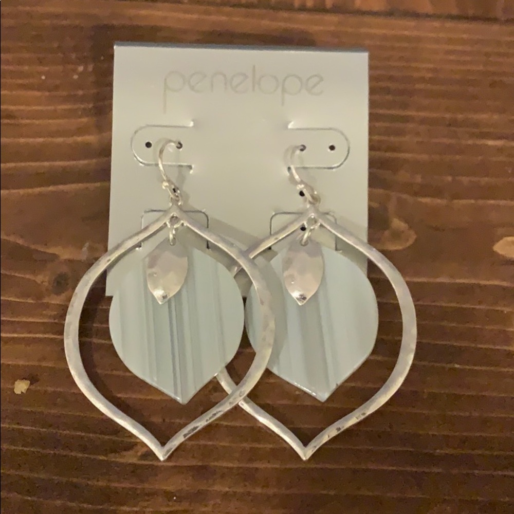 Never Worn, Silver Drop earrings